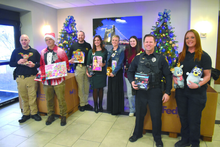 Police, United Way Team Up To Deliver Smiles at WVU Medicine Wheeling Hospital